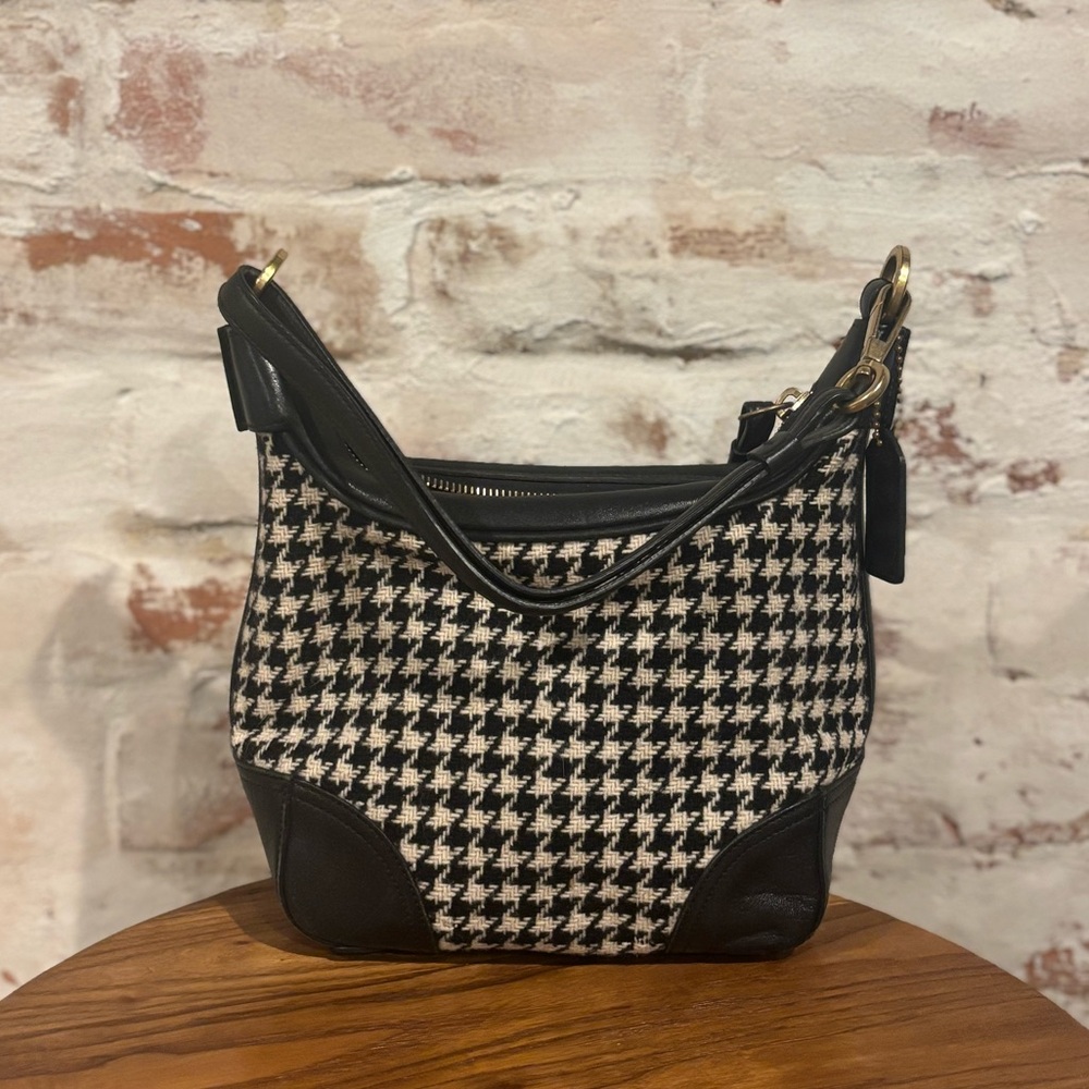 Coach Hobo Houndstooth shoulder bag